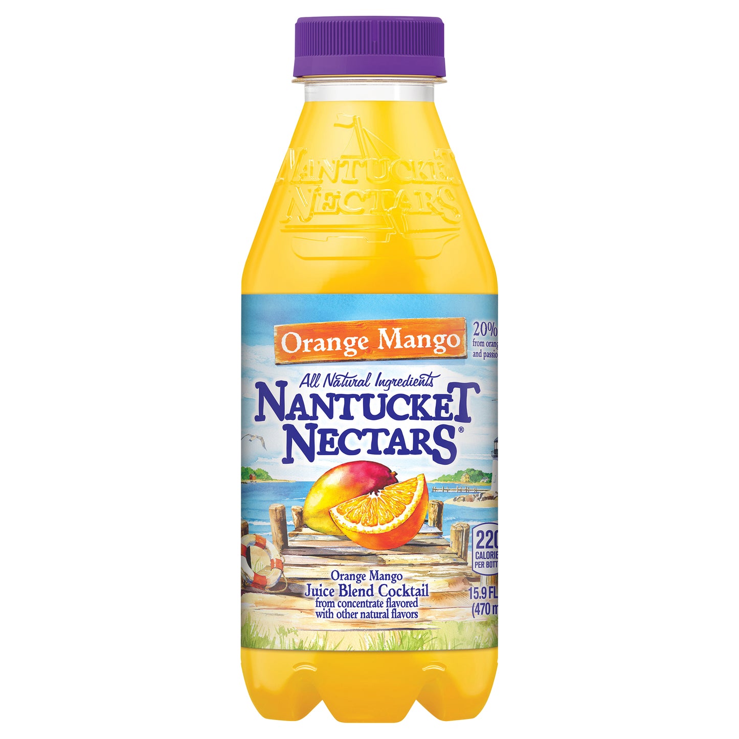Nantucket Nectars Orange Mango, 15.9 fl oz bottle