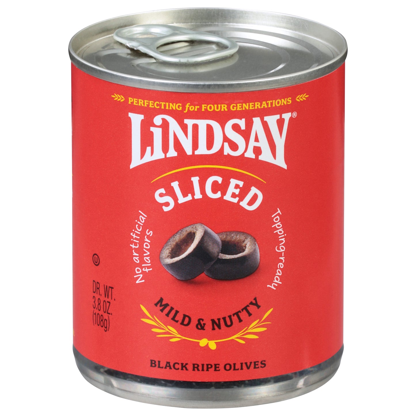 Lindsay Sliced Black Ripe Olives 3.8 oz