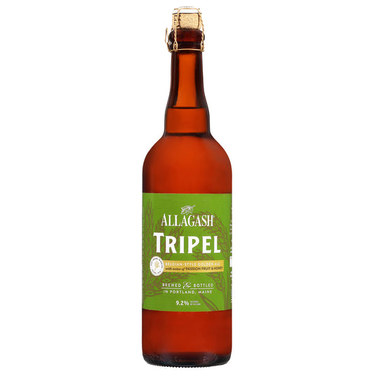 Allagash Tripel Belgian-Style Golden Ale Beer 25.4 fl oz