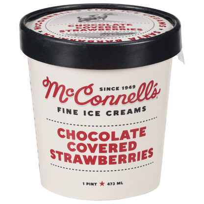 McConnell's Fine Ice Creams Chocolate Covered Strawberries Ice Cream 1 pt