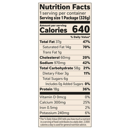 Stouffer's Fettuccini Alfredo Frozen Meal 11.5 oz.