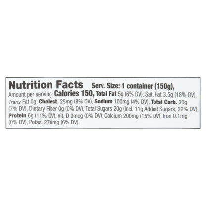 Clover Sonoma Organic Whole Milk Cream on Top Blueberry Yogurt 5.3 oz