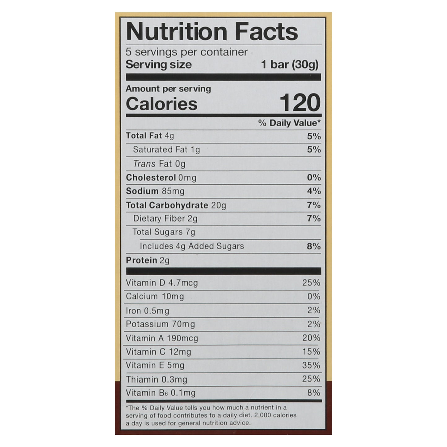 MadeGood Soft Baked Chocolate Chip Oat Bars 5 - 1.06 oz