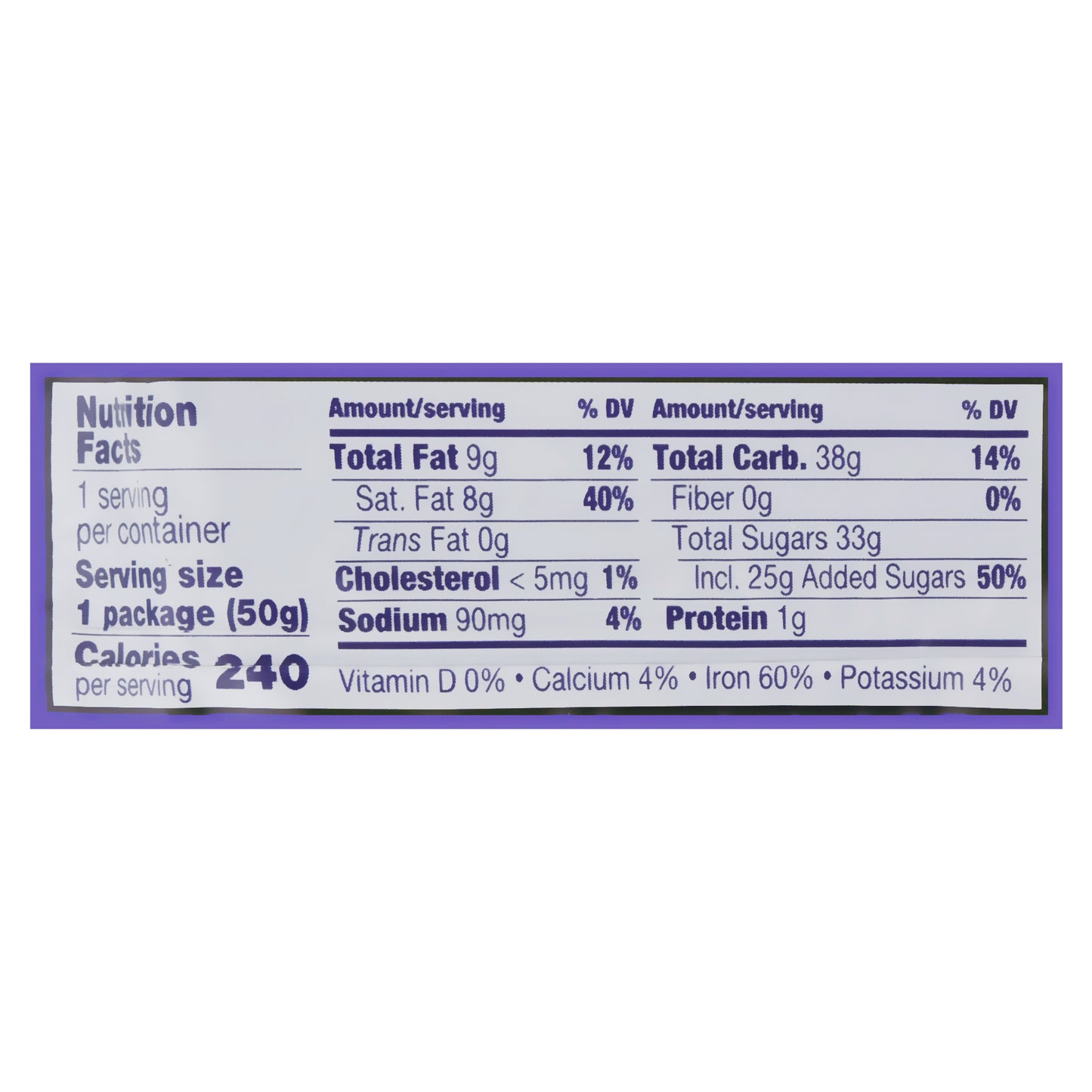 Violet Crumble Honeycomb Candy 1.75 oz