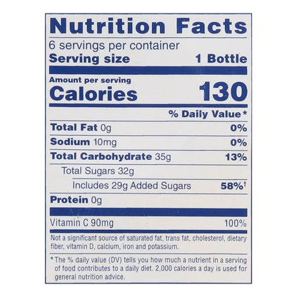 Ocean Spray The Original Cranberry Juice Cocktail 6 - 10 fl oz Bottles