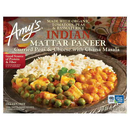 Amy's Indian Mattar Paneer 10 oz