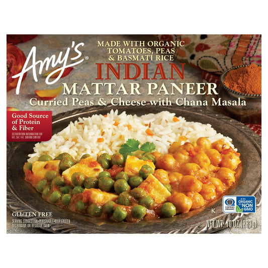 Amy's Indian Mattar Paneer 10 oz