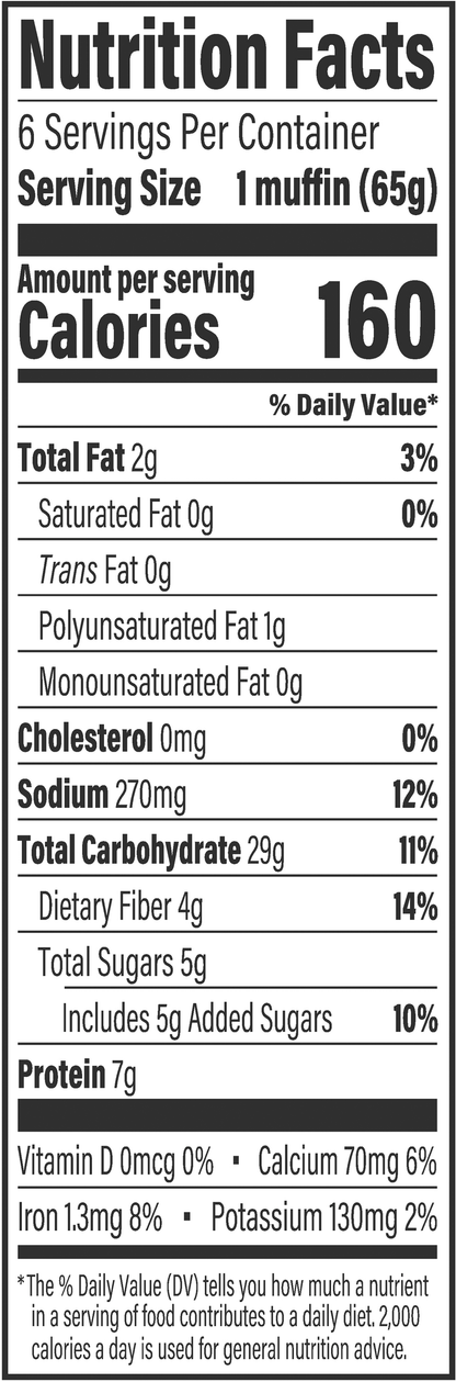 Oroweat Whole Grains 100% Whole Wheat English Muffins 6 Ct 13.75 Oz