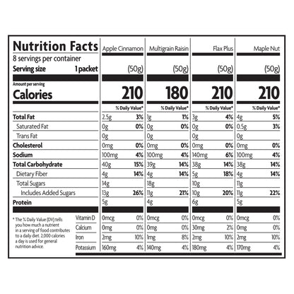 Nature's Path Organic Variety Oatmeal 14oz Box