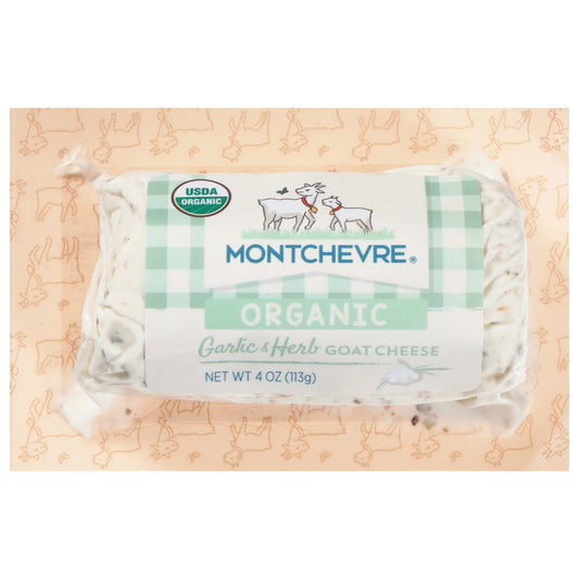 Montchevre Organic Garlic & Herb Goat Cheese 4 oz