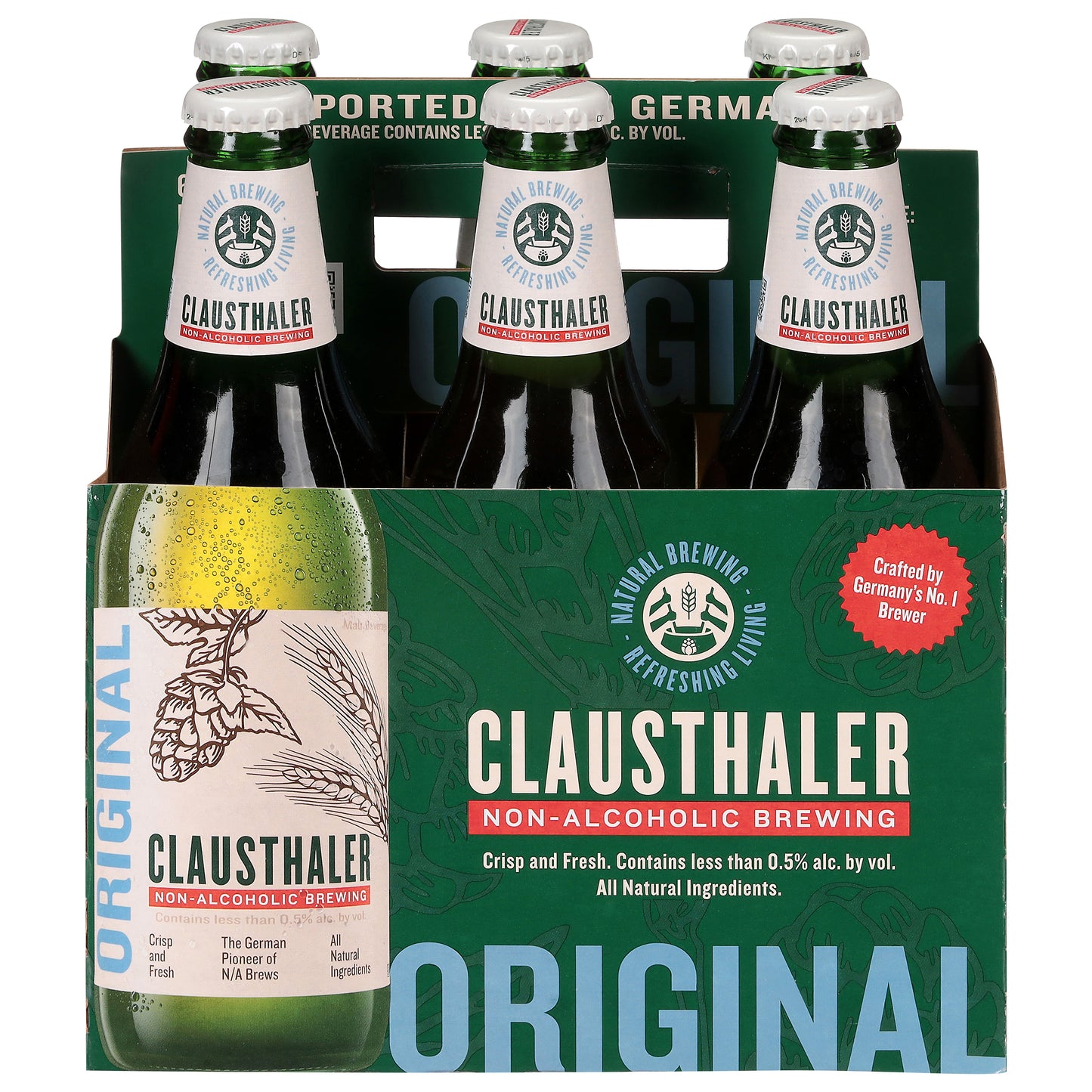 Clausthaler Non-Alcoholic Original Beer 6 Bottles