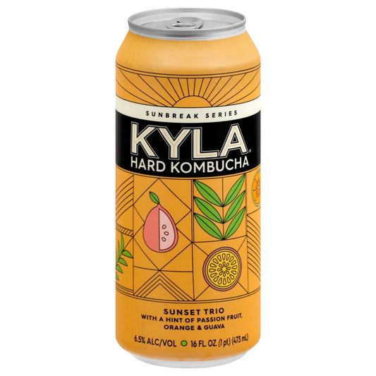 Kyla Sunbreak Series Sunset Trio Hard Kombucha 16 oz