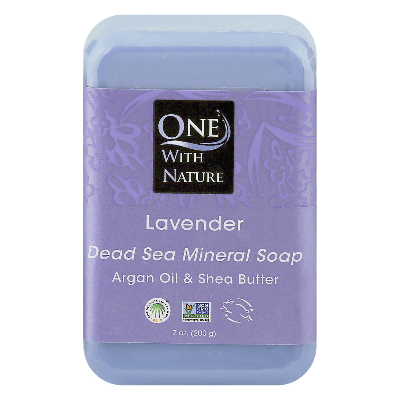 One with Nature Dead Sea Mineral Lavender Soap 7 oz