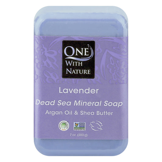 One with Nature Dead Sea Mineral Lavender Soap 7 oz