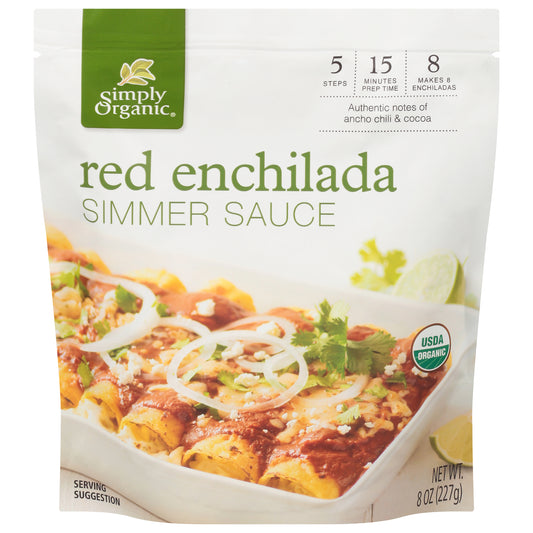 Simply Organic Red Enchilada Simmer Sauce 8 oz