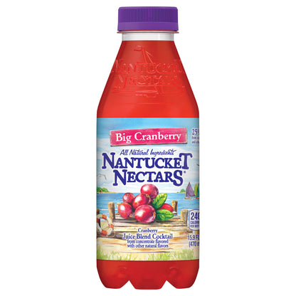 Nantucket Nectars Big Cranberry, 15.9 fl oz plastic bottle