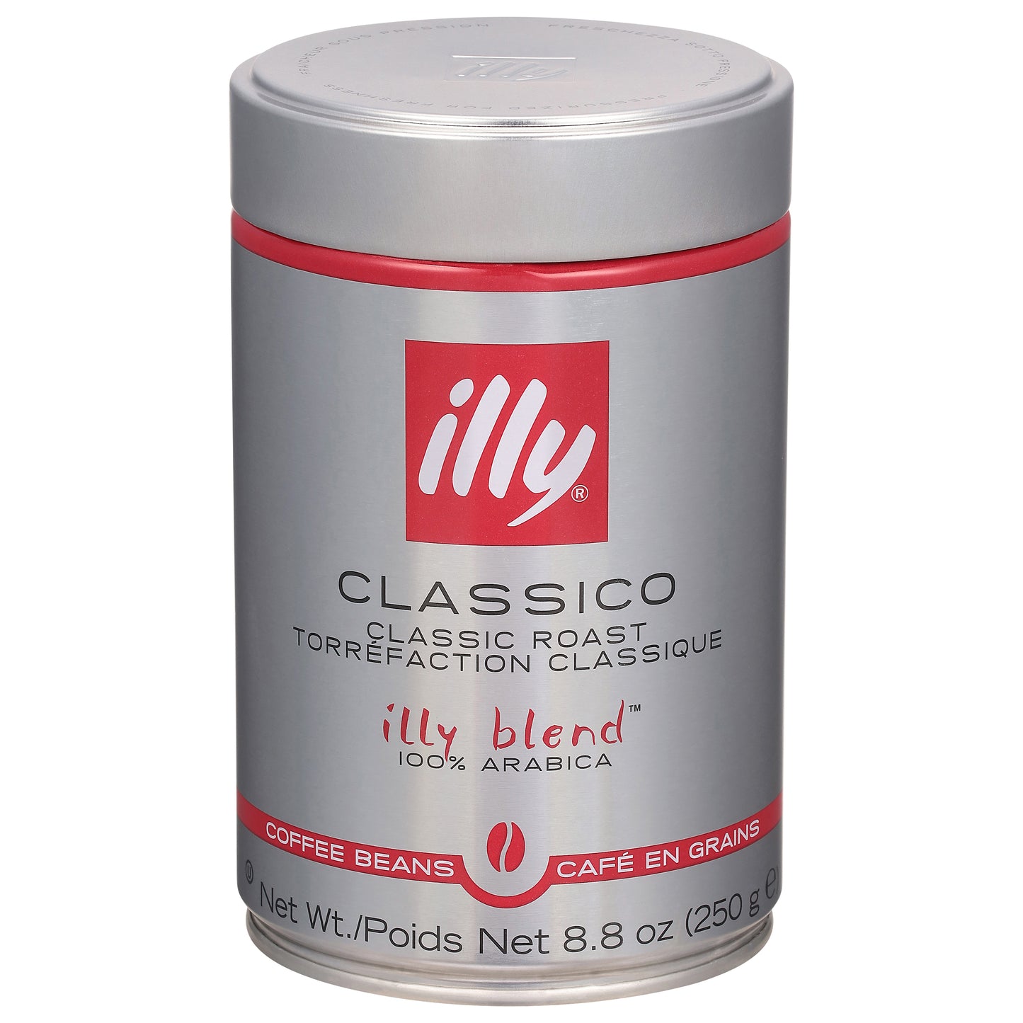 Illy Illy Blend Classic Roast Beans 100% Arabica Classico Coffee 8.8 oz