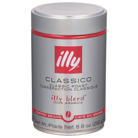 Illy Illy Blend Classic Roast Beans 100% Arabica Classico Coffee 8.8 oz
