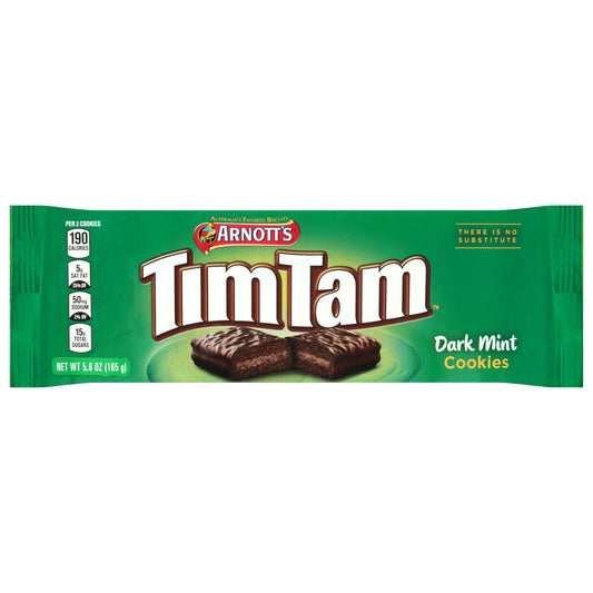 Arnott's Tim Tam Dark Mint Cookies 5.8 oz