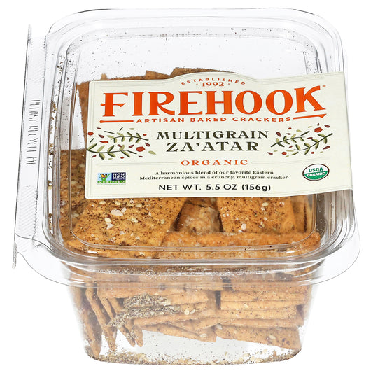 Firehook Organic Multigrain Za'atar Artisan Baked Crackers 5.5 oz