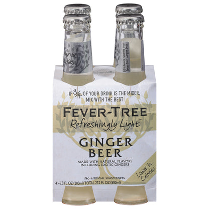 Fever-Tree Ginger Beer 4 - 6.8 fl oz Bottles