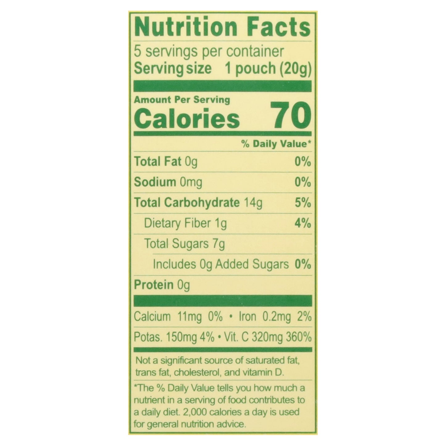 Solely Organic Whole Fruit Mango Gummies 5 - 0.7 oz Bags