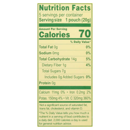 Solely Organic Whole Fruit Mango Gummies 5 - 0.7 oz Bags