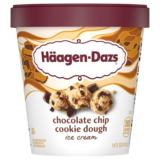 Haagen Dazs® Chocolate Chip Cookie Dough Ice Cream, 14 fl Oz