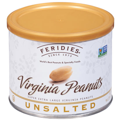 Feridies Super Extra Large Unsalted Virginia Peanuts 9 oz