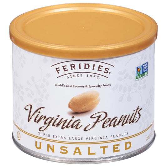 Feridies Super Extra Large Unsalted Virginia Peanuts 9 oz