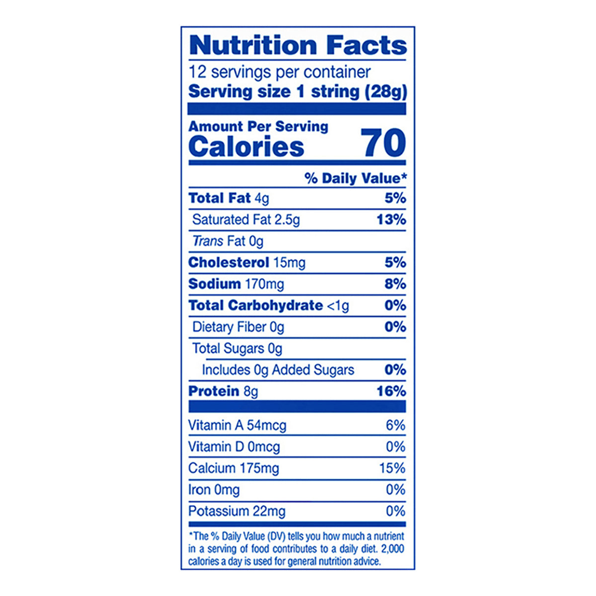 Galbani 12oz Reduced Fat String Cheese