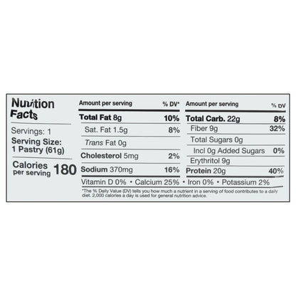 Legendary Foods Brown Sugar Cinnamon Flavored Protein Pastry 2.2 oz