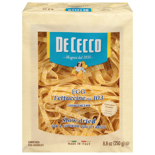 De Cecco No. 103 Egg Fettuccine 8.8 oz