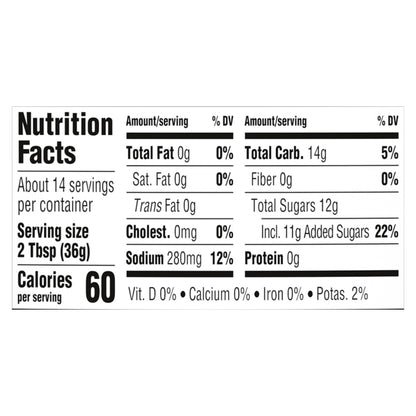 Bull's-Eye Original Barbecue BBQ Sauce, 18 oz Bottle