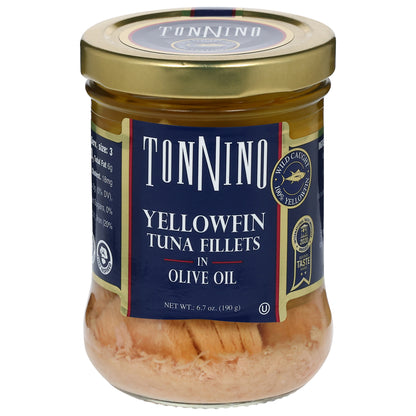 Tonnino Yellowfin Tuna Fillets in Olive Oil 6.7 oz