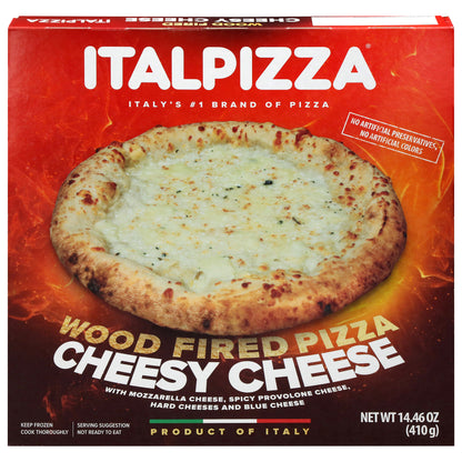 Italpizza Wood Fired Cheesy Cheese Pizza 14.46 oz