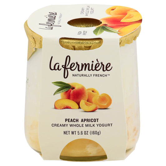 La Fermiere Peach Apricot Yogurt 5.6 oz