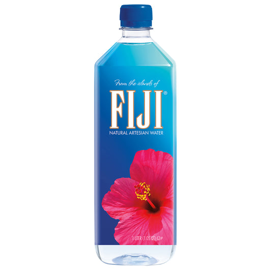 FIJI Natural Artesian Bottled Water 1 Liter / 33.8 Fl Ounce (Single Bottle)
