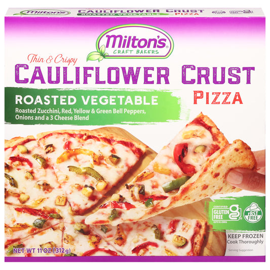 Milton's Thin & Crispy Cauliflower Crust Roasted Vegetable Pizza 11 oz