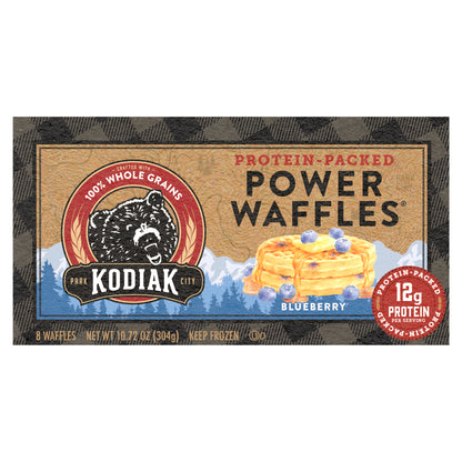 Power Waffles, Blueberry, 10.72 oz/6 ct