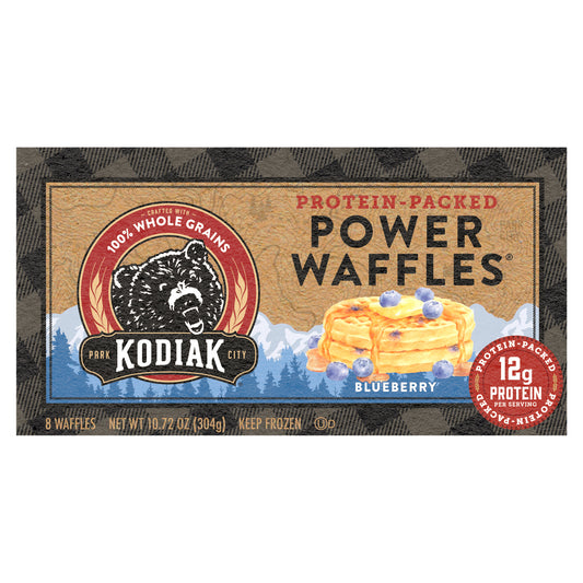 Power Waffles, Blueberry, 10.72 oz/6 ct