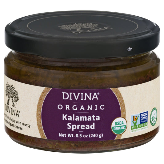 Divina Organic Kalamata Spread 8.5 oz