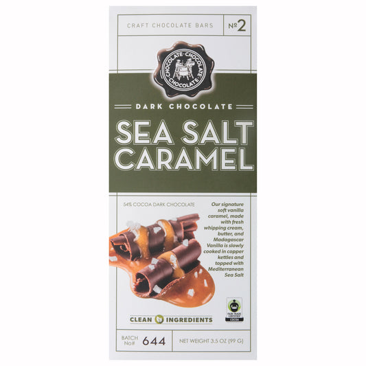 Chocolate Chocolate Chocolate Sea Salt Caramel Dark Chocolate 3.5 oz