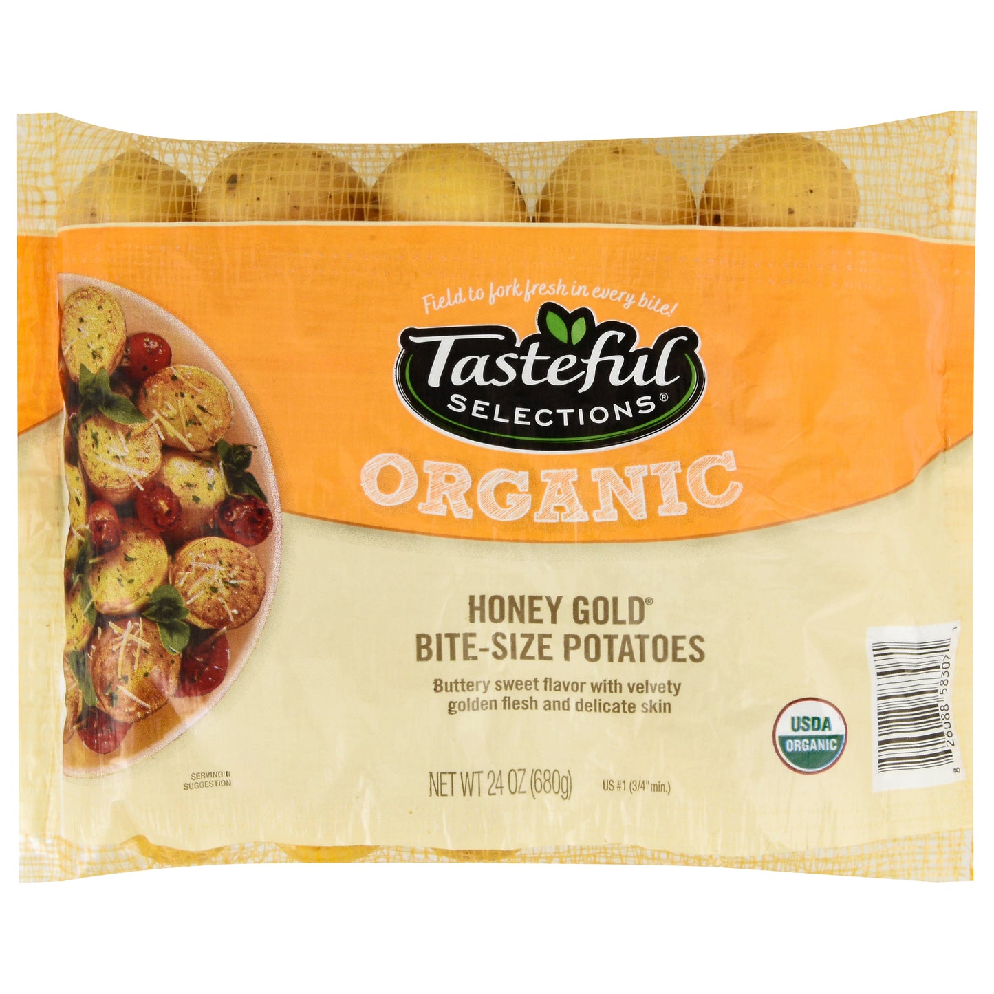 Tasteful Selections Organic Honey Gold Potatoes Bite-Size 24 oz