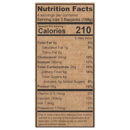Power Flapjacks, Buttermilk, 15.38 oz/12 Ct