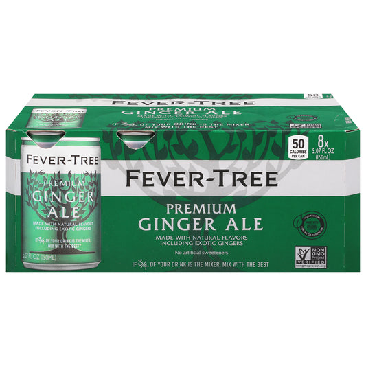 Fever-Tree Premium Ginger Ale 8 - 5.07 fl oz Cans