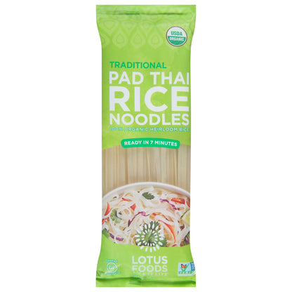 Lotus Foods Traditional Pad Thai Rice Noodles 8 oz
