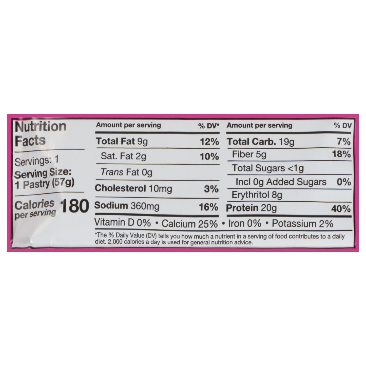 Legendary Foods Cherry Crumble Protein Pastry 2.0 oz
