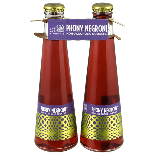 St Agrestis Non-Alcoholic Phony Negroni Cocktail 2 - 6.8 oz Bottles