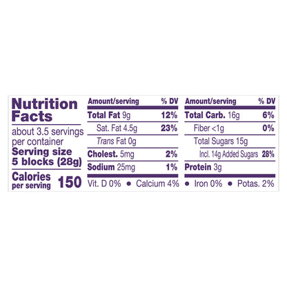 CADBURY DAIRY MILK Rock the Road Milk Chocolate Candy Bar, 3.5 oz